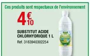 substitut acide chlorhydrique 1 l