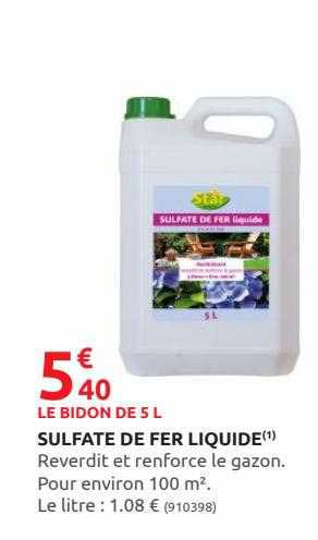 sulfate de fer liquide