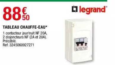 tableau chauffe-eau legrand