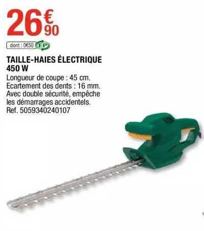 taille-haies électrique 450 w