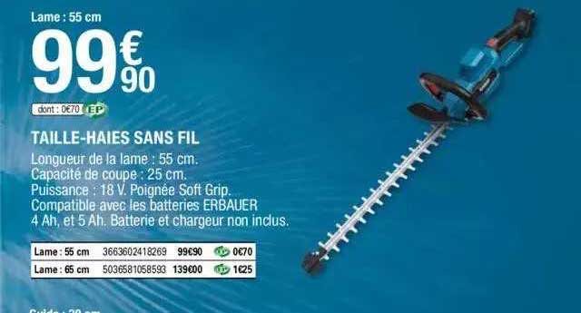 taille-haies sans fil