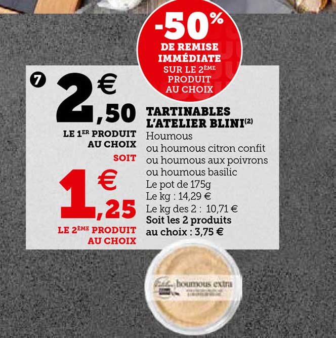 tartinables l'atelier blini