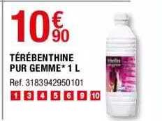 Térébenthine Pur Gemme 1 L