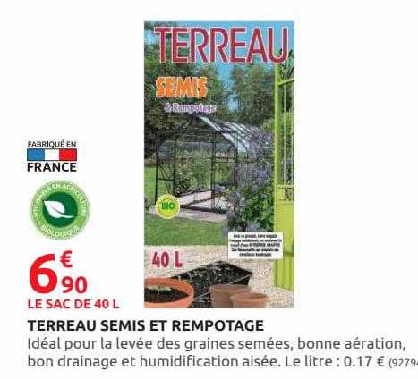 terreau semis et rempotage