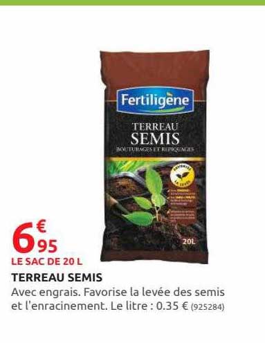 terreau semis fertiligène