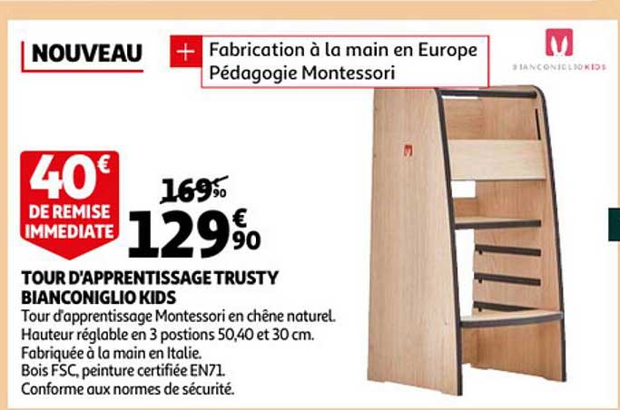 tour d'apprentissage trusty bianconiglio kids