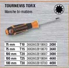 Tournevis Torx