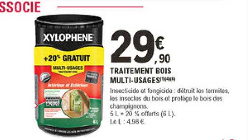 traitement bois multi-usages xylophène