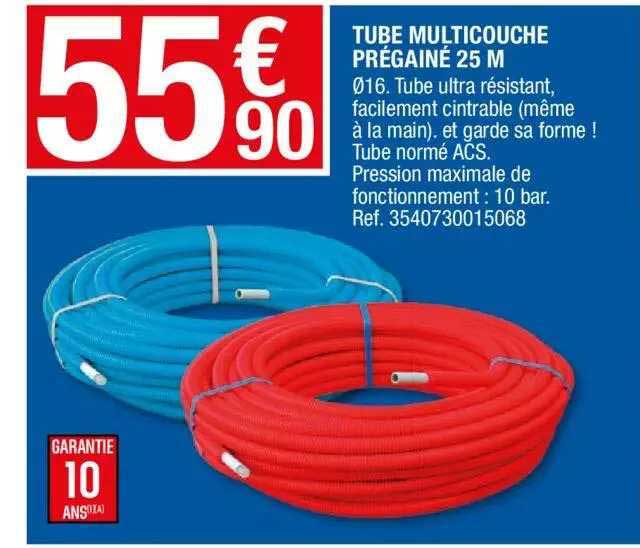 Tube Multicouche Prégainé 25 M