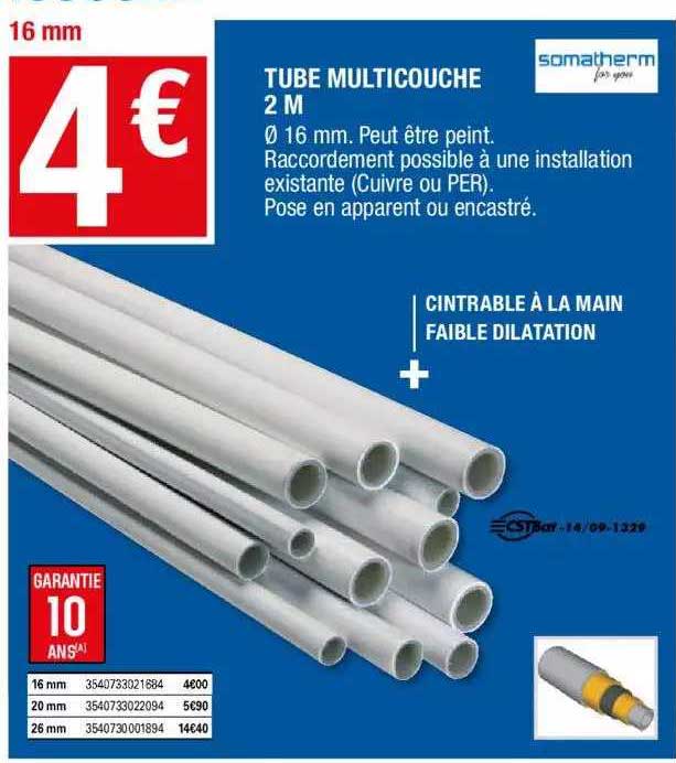 tube multicouche somatherm