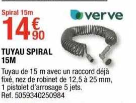 tuyau spiral 15m verve