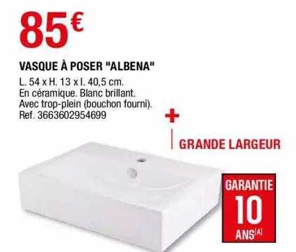 vasque à poser "albena"