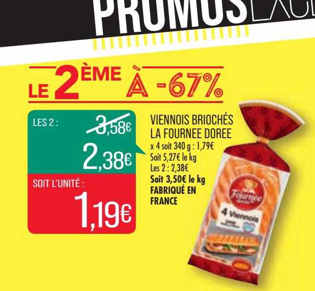 Viennois Briochés La Fournée Dorée