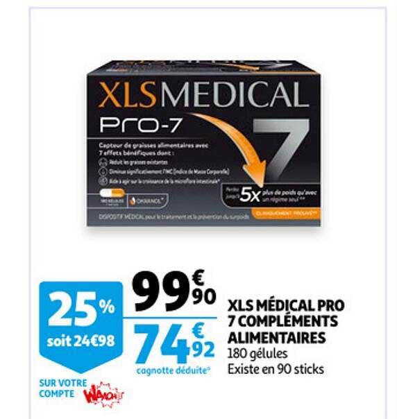 xls médical pro 7 compléments alimentaires