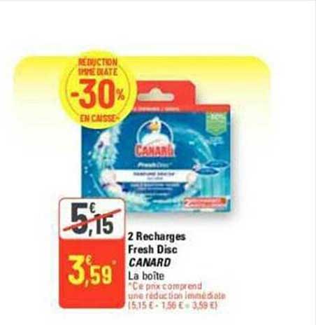 2 recharges fresh disc canard