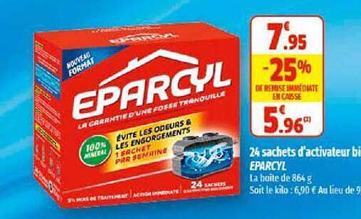 24 Sachets D'activateur Eparcyl