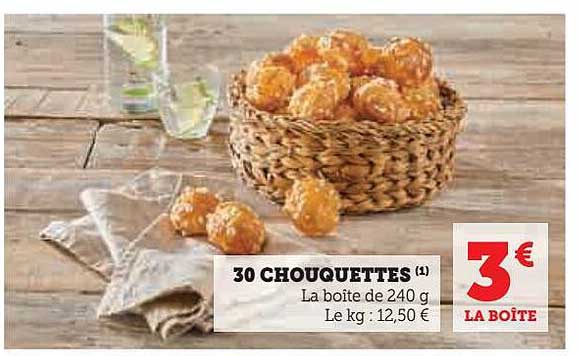 30 Chouquettes