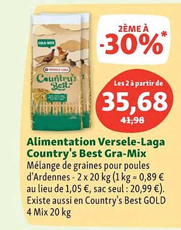 alimentation versele-laga country's best gra-mix