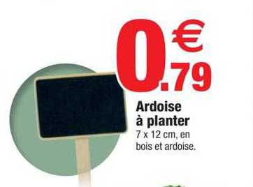 ardoise à planter