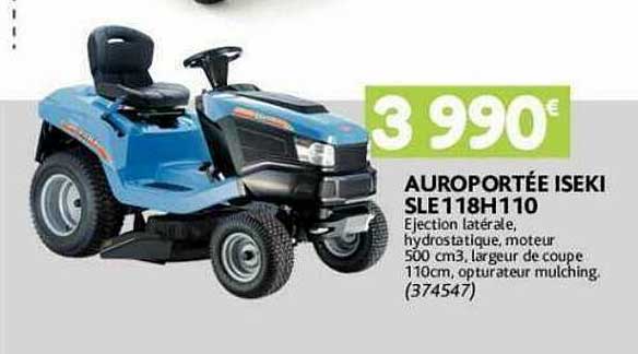 auroportée iseki sle 118h 110