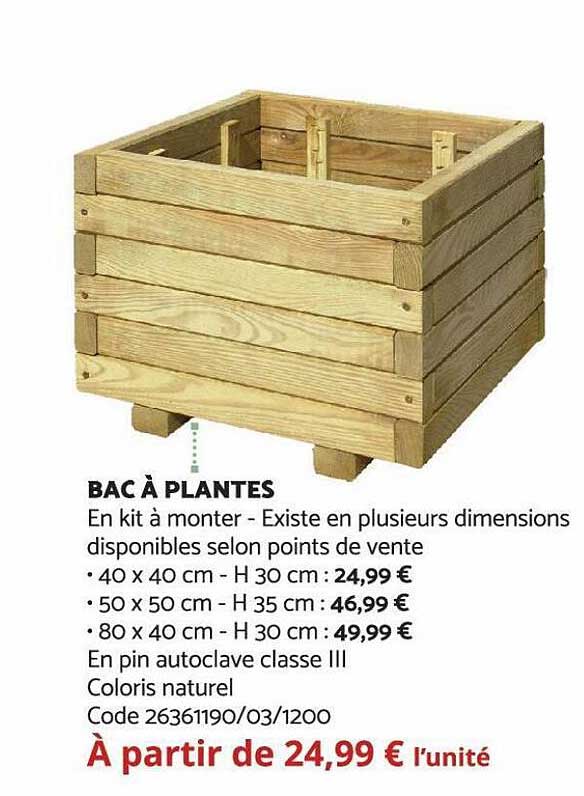 Bac à Plantes