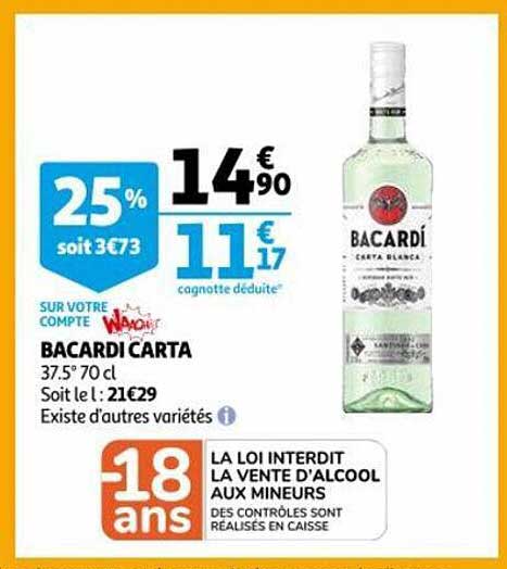 bacardi carta