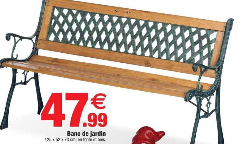 Banc De Jardin