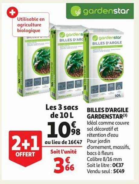 billes d'argile gardenstar