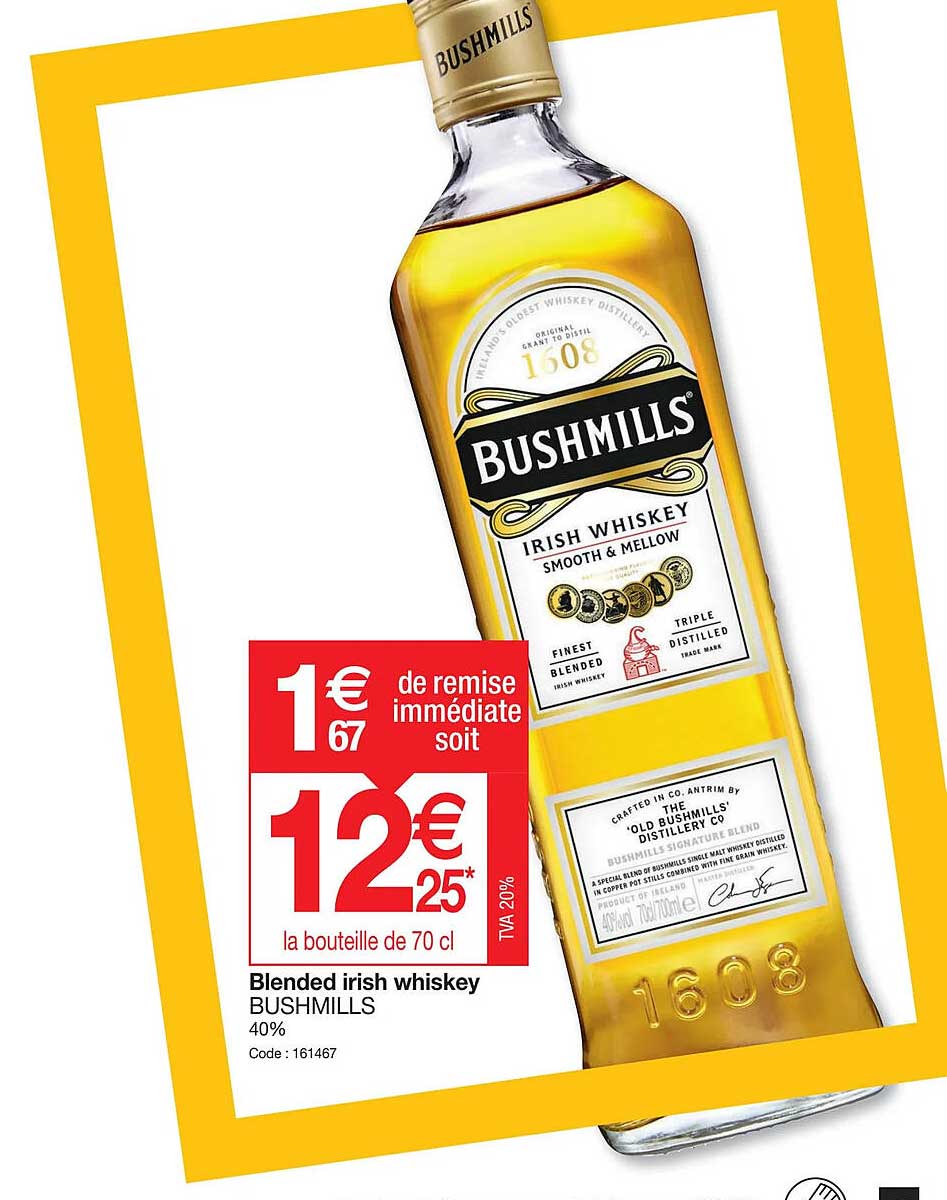 Blended Irish Whiskey Bushmills