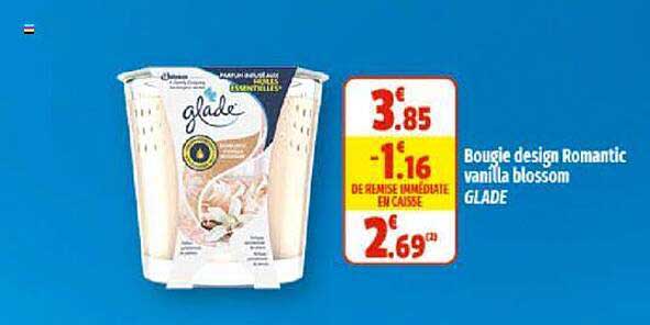 bougie design romantic vanilla blossom glade