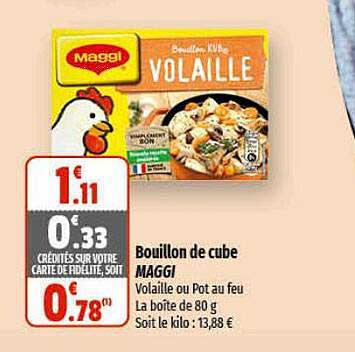 Bouillon De Cube Maggi