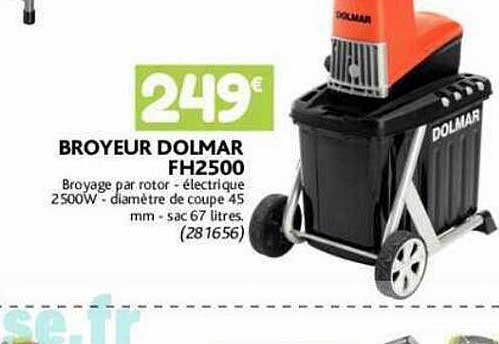 broyeur dolmar fh2500
