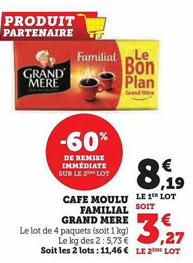 café moulu familial grand mère