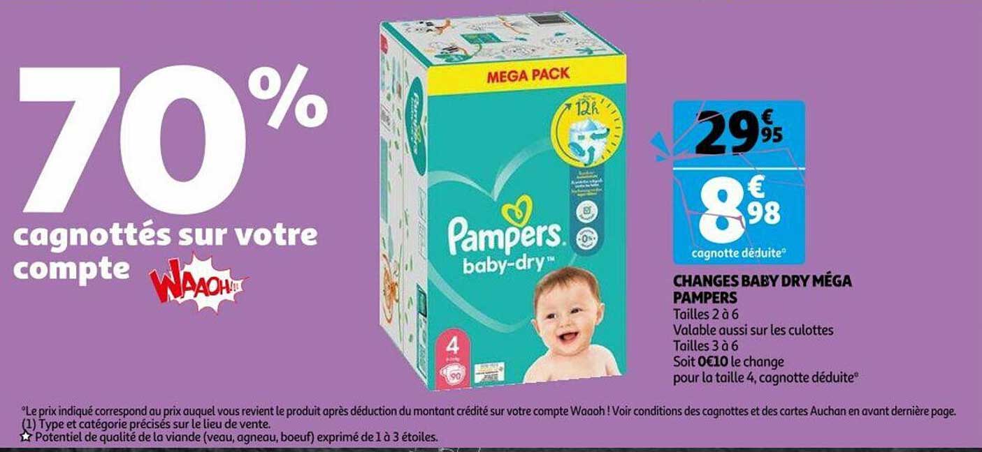 Changes Baby Dry Méga Pampers