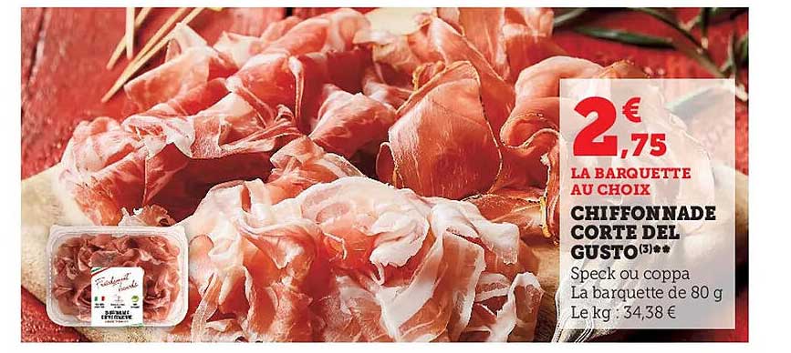 chiffonnade corte del gusto