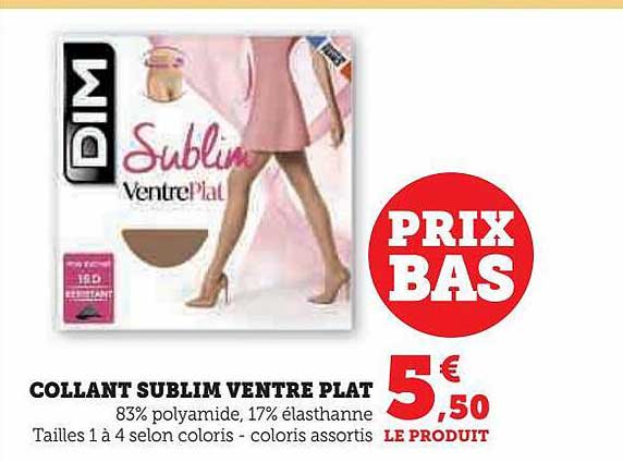collant sublim ventre plat
