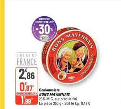 coulommiers bons mayennais