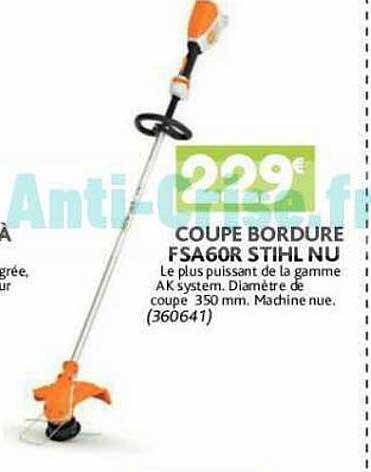 coupe bordura fsa60r stihl nu