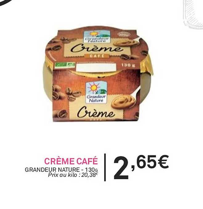 crème café grandeur nature