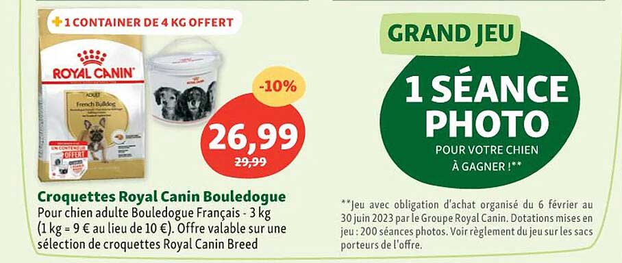 croquettes royal canin bouledogue