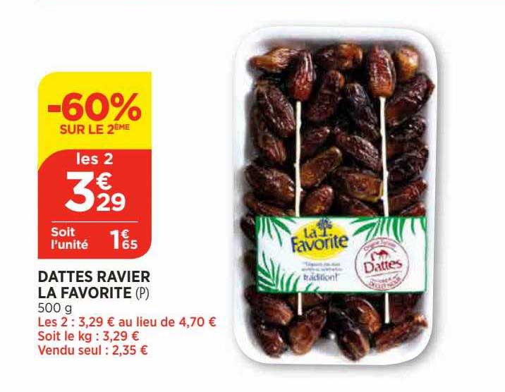 Dattes Ravier La Favorite