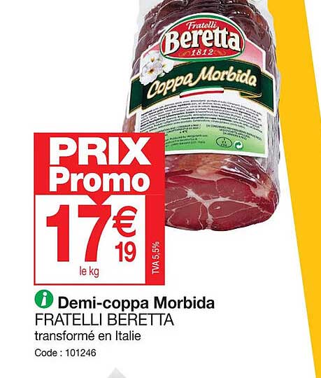 demi-coppa morbida fratelli beretta