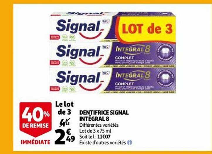 Dentifrice Signal Intégral 8