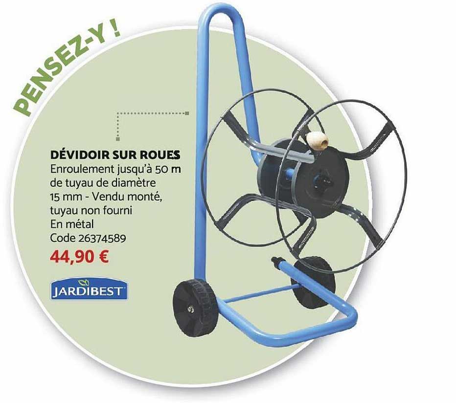 dévidoir sur roues jardibest