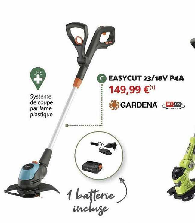 easycut 23 18v p4a gardeba