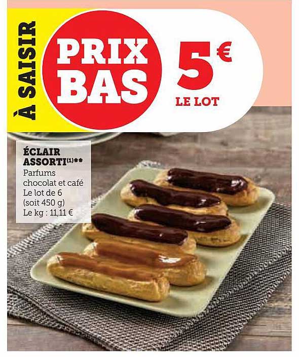 éclair assorti