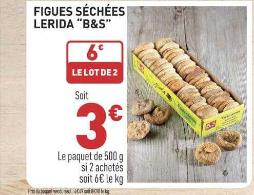 figues séchées lerida "b&s"