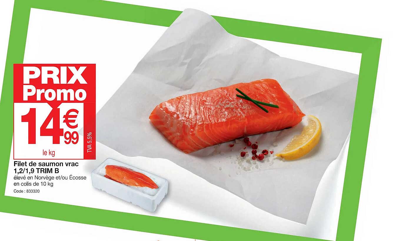 filet de saumon vrac 1.2 1.9 trim b