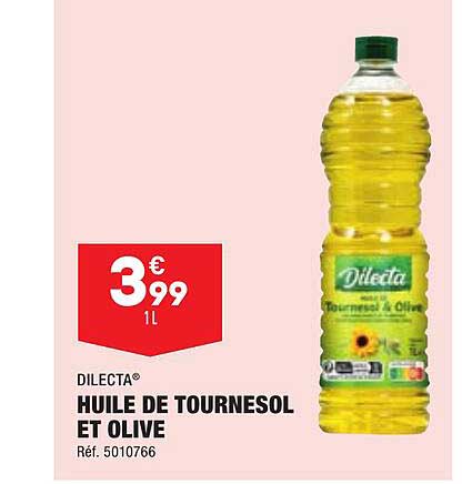 Huile De Tournesol Et Olive Dilecta