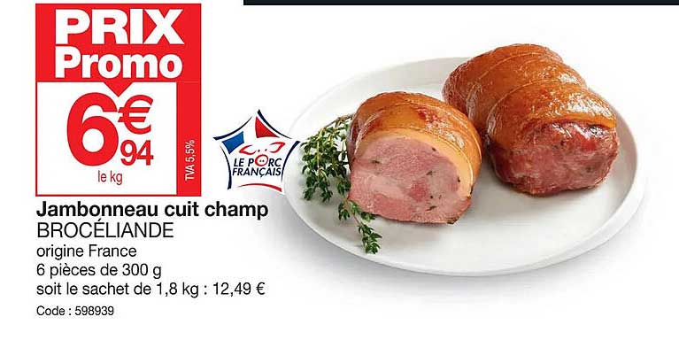 jambonneau cuit champ brocéliande